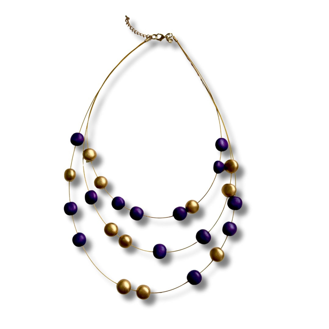 Collana Dennistoun metallic-collana-Bijondo-Viola-Bijondo