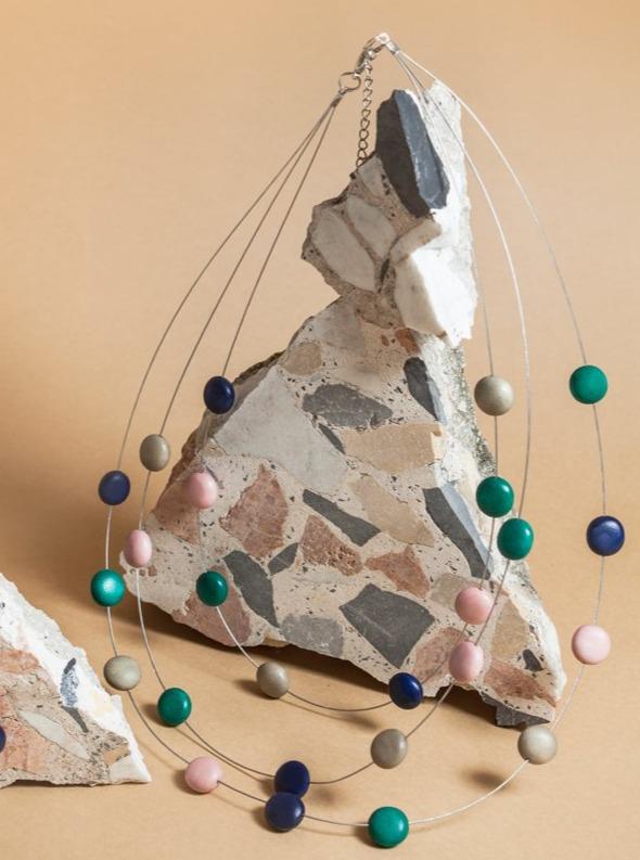 Collana Dennistoun - rosa - Bijondo