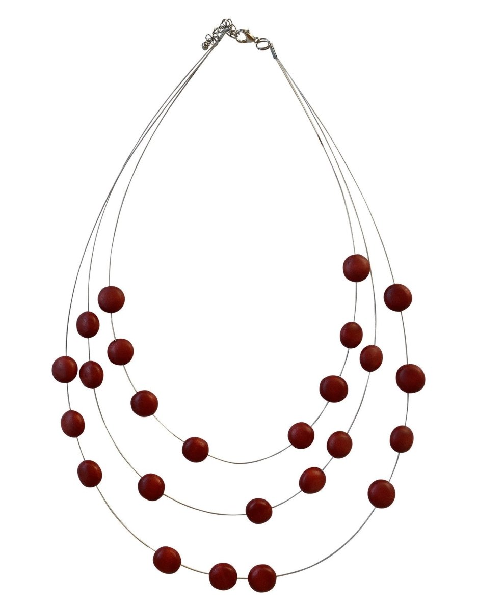 Collana Dennistoun - rosso - Bijondo