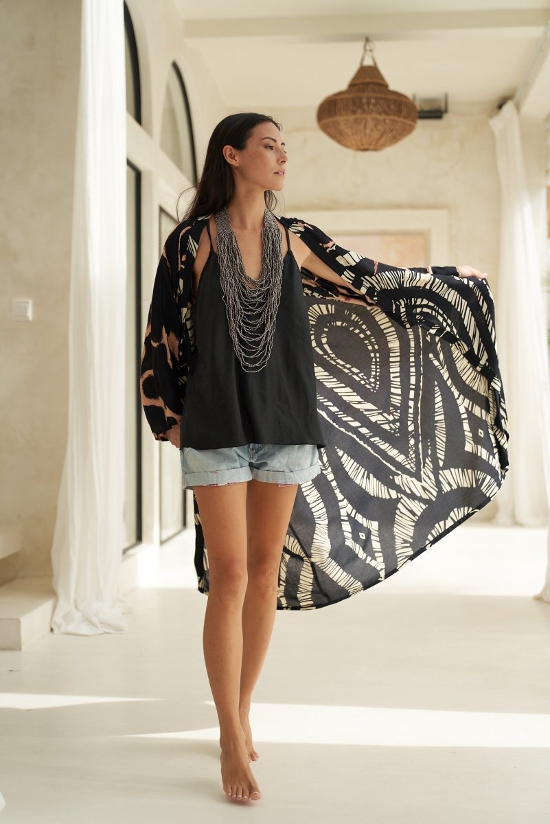 Collana Elegante Vetro - beige - Bijondo