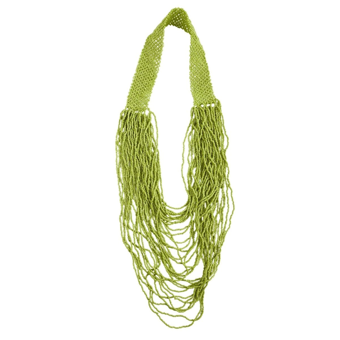Collana Elegante Vetro - verde - Bijondo