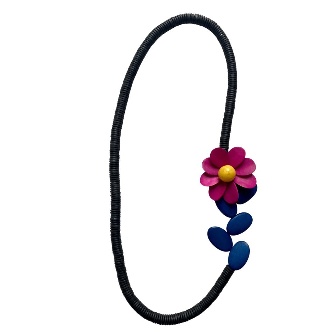 Collana Fiore - fucsia - Bijondo