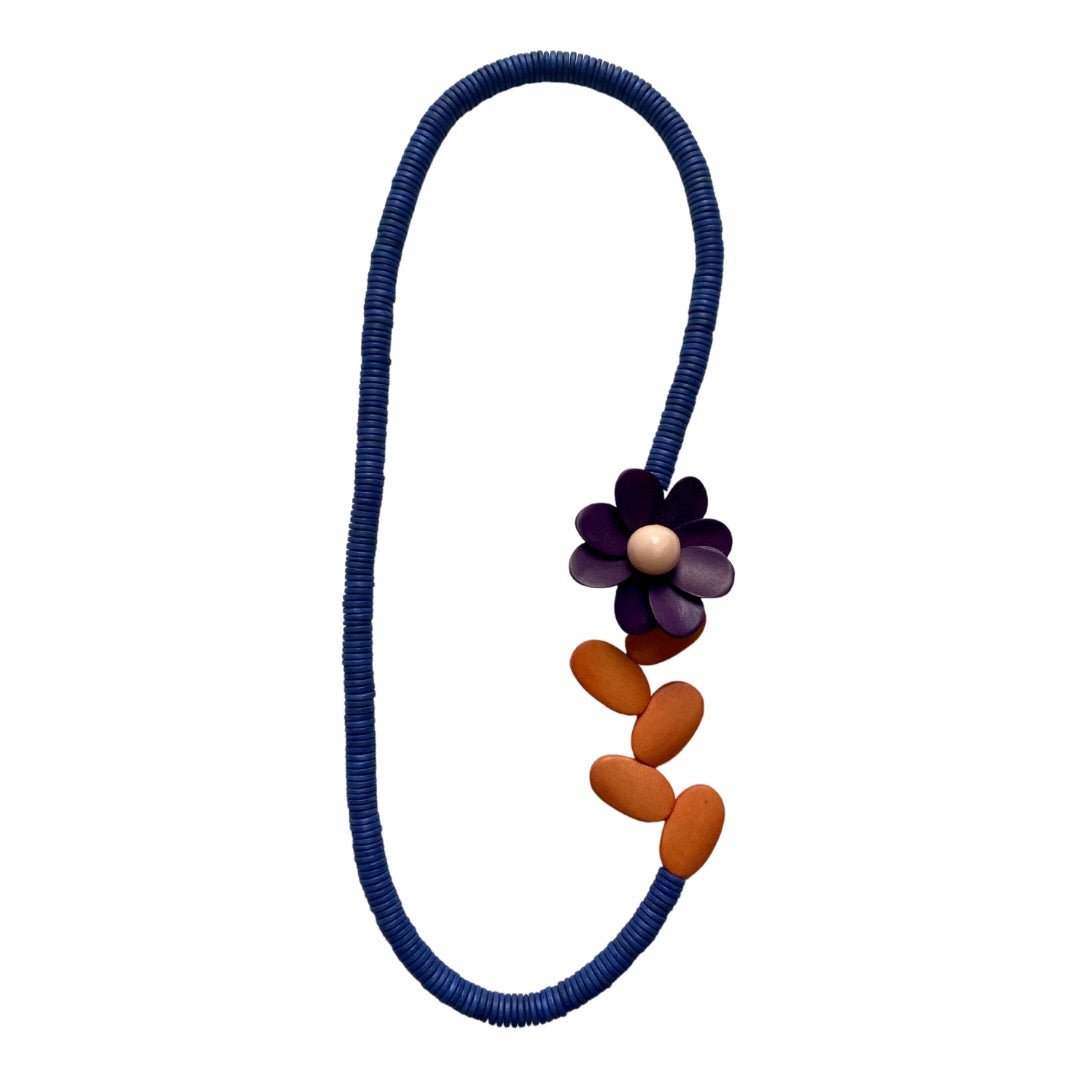 Collana Fiore - viola - Bijondo