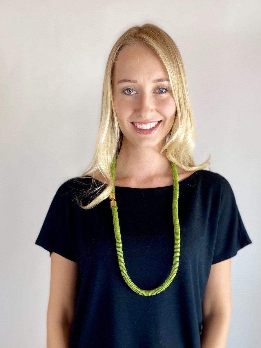 Collana Gabon - menta - Bijondo