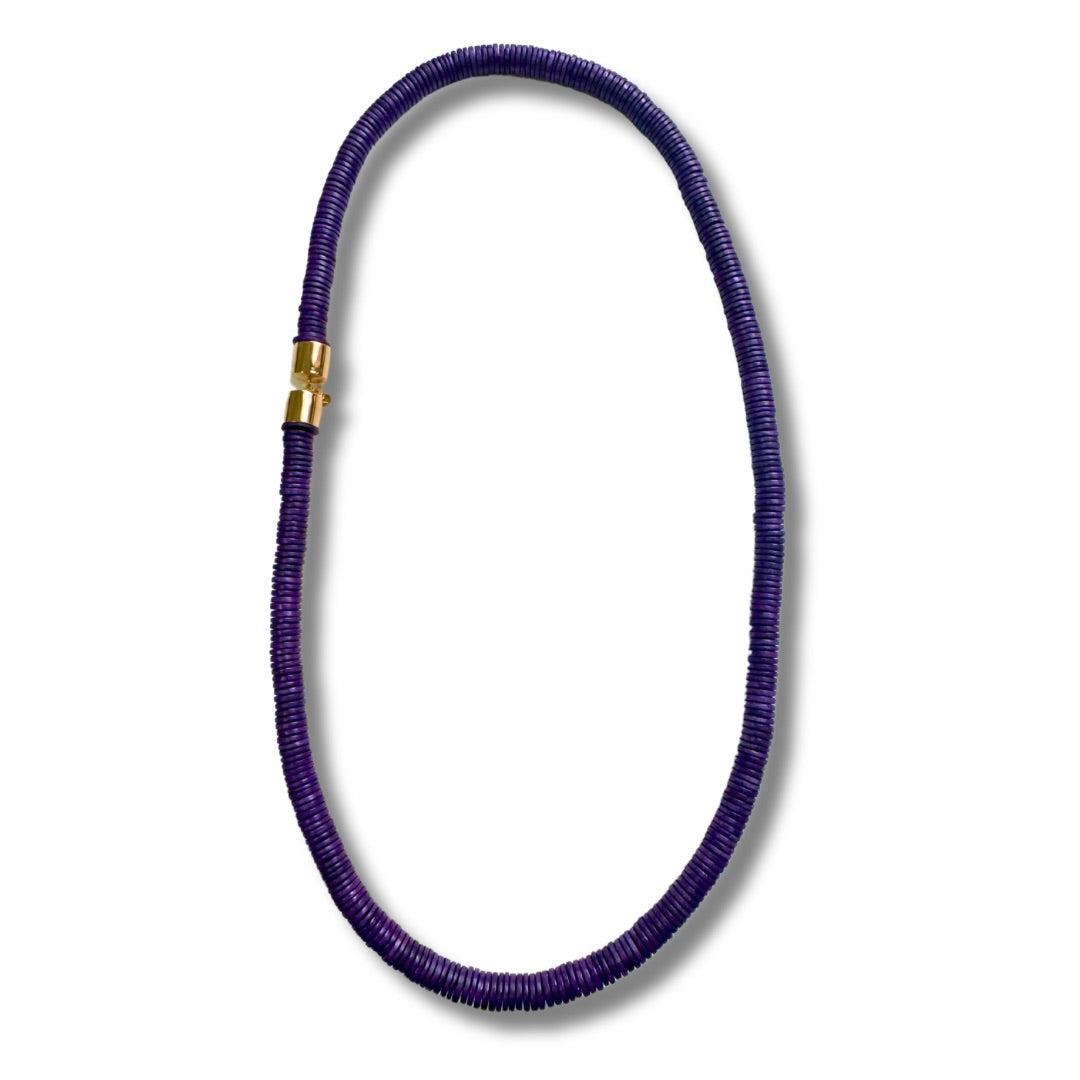 Collana Gabon lunga legno-collana-EW-viola-Bijondo