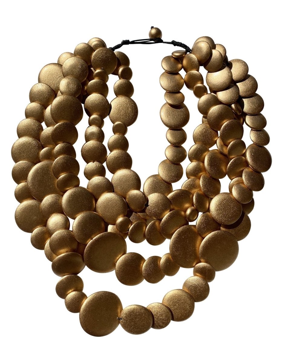 Collana Guinea metallic - oro - Bijondo