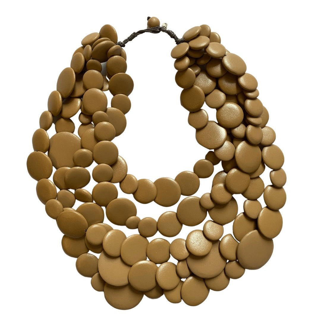 Collana Guinea metallic - perlato - Bijondo