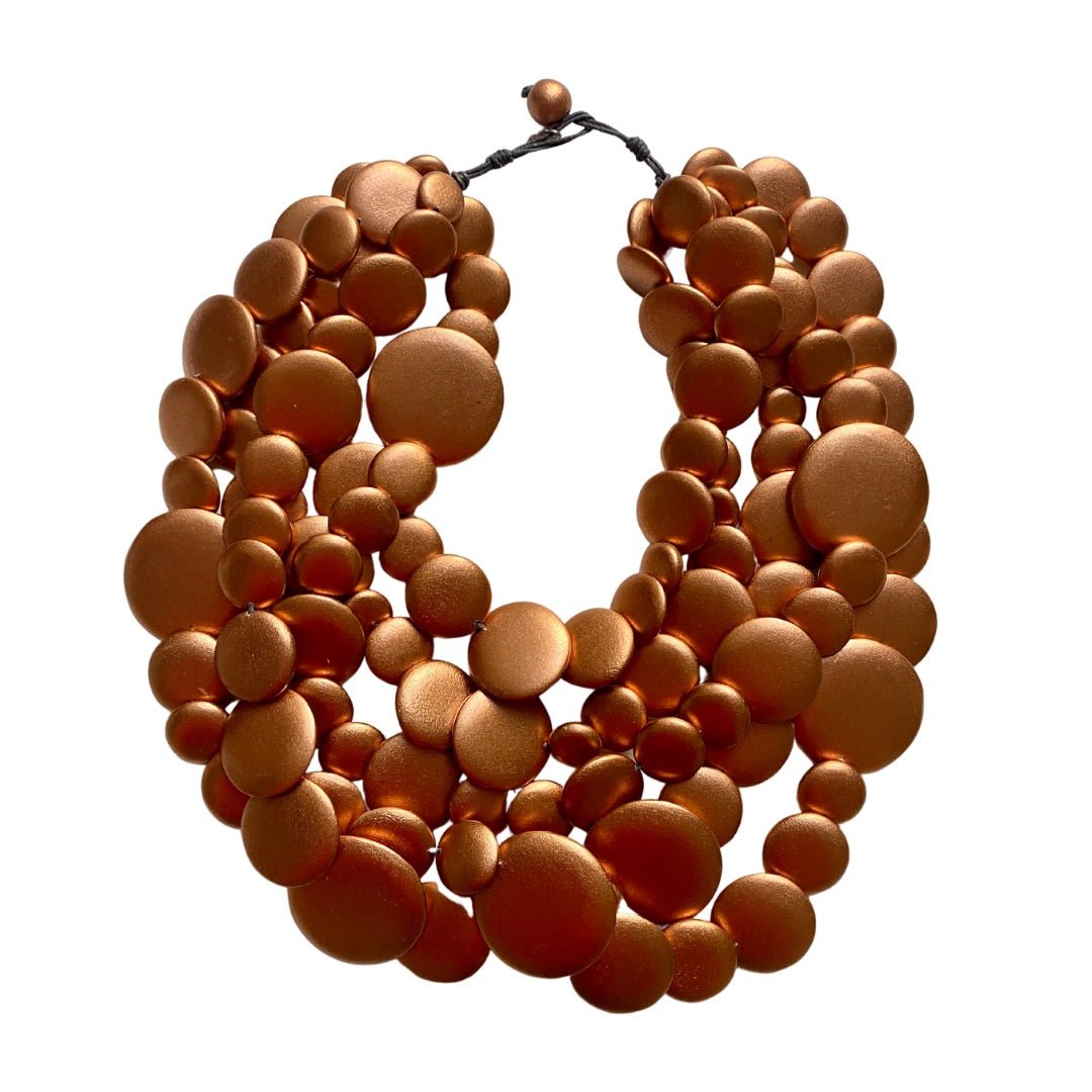 Collana Guinea metallic - rame - Bijondo