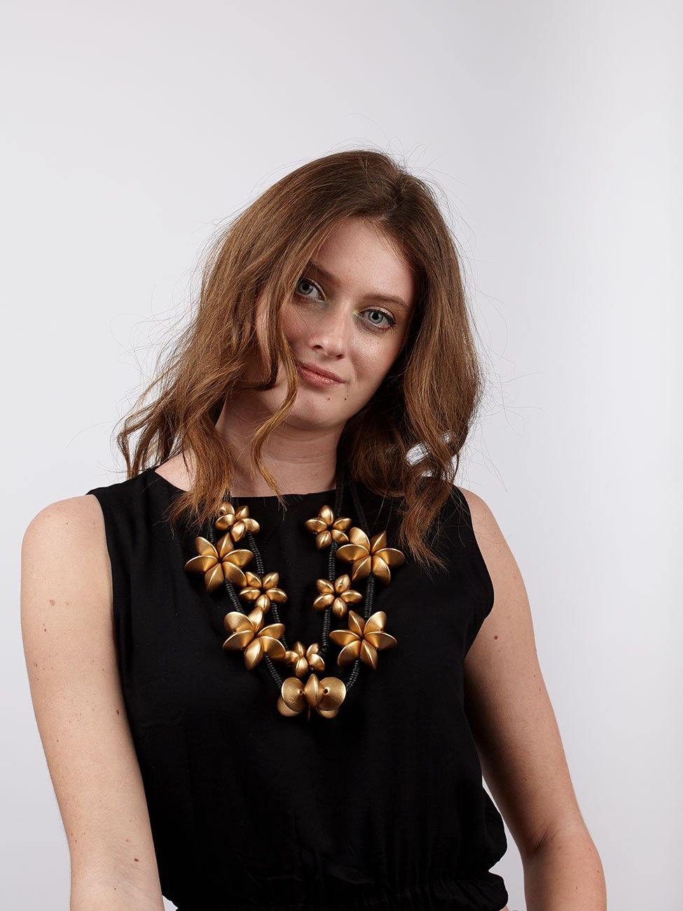 Collana Hawaii Metallic - nero - Bijondo