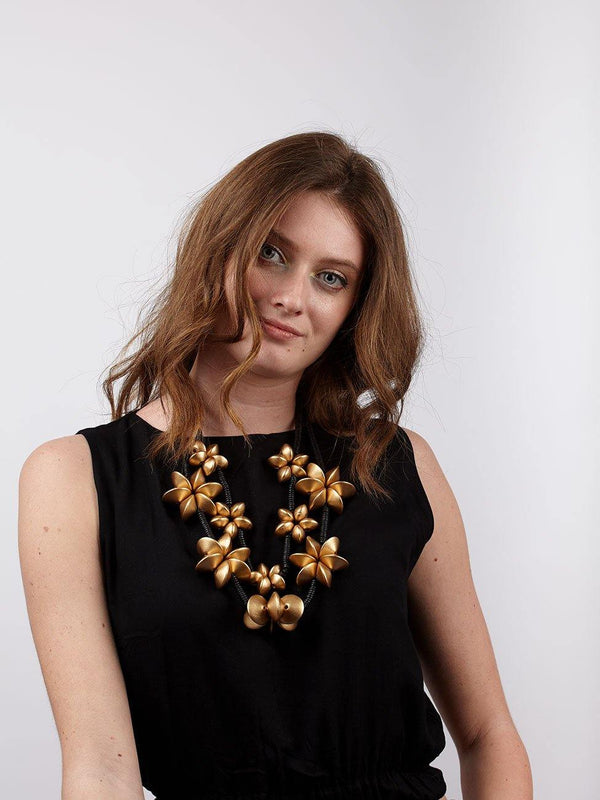 Collana Hawaii Metallic - nero - Bijondo