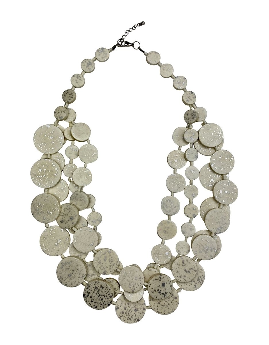 Collana Italia Metallic - nero screziato - Bijondo