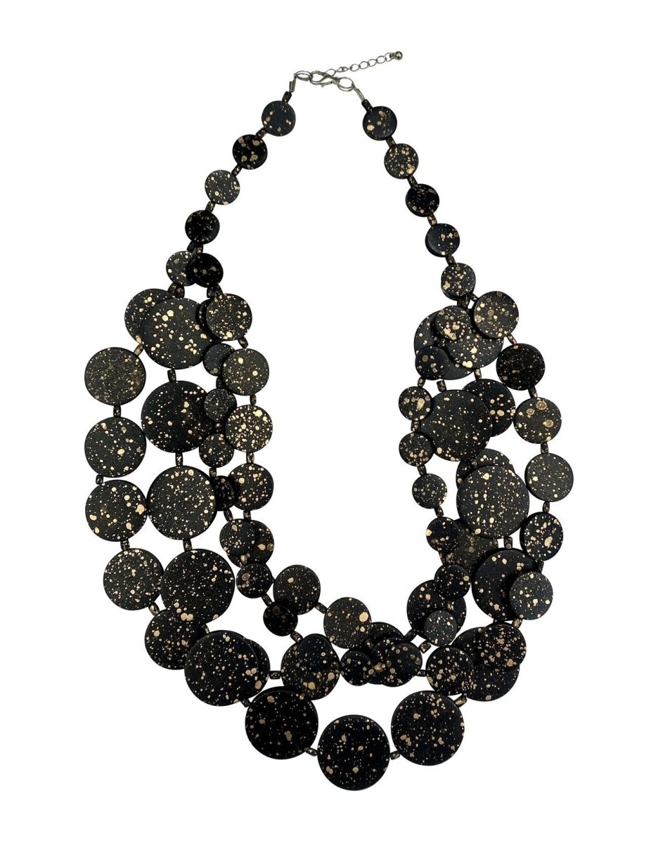 Collana Italia Metallic - nero - Bijondo