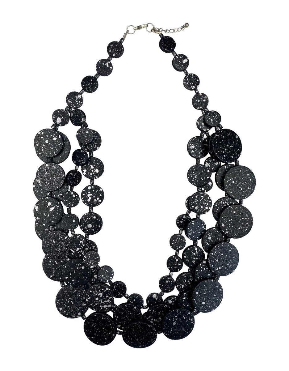 Collana Italia Metallic - nero screziato - Bijondo