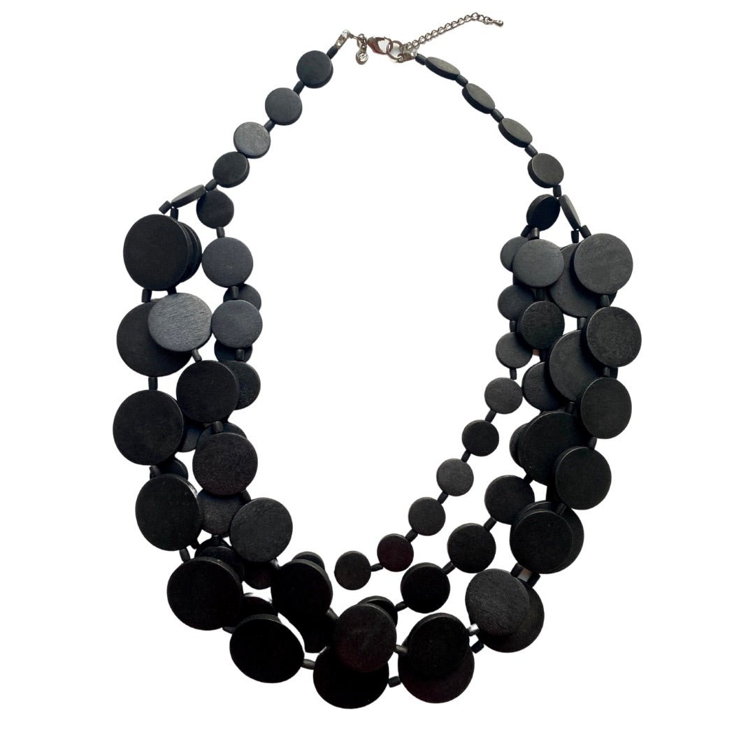 Collana Italia legno - nero - Bijondo