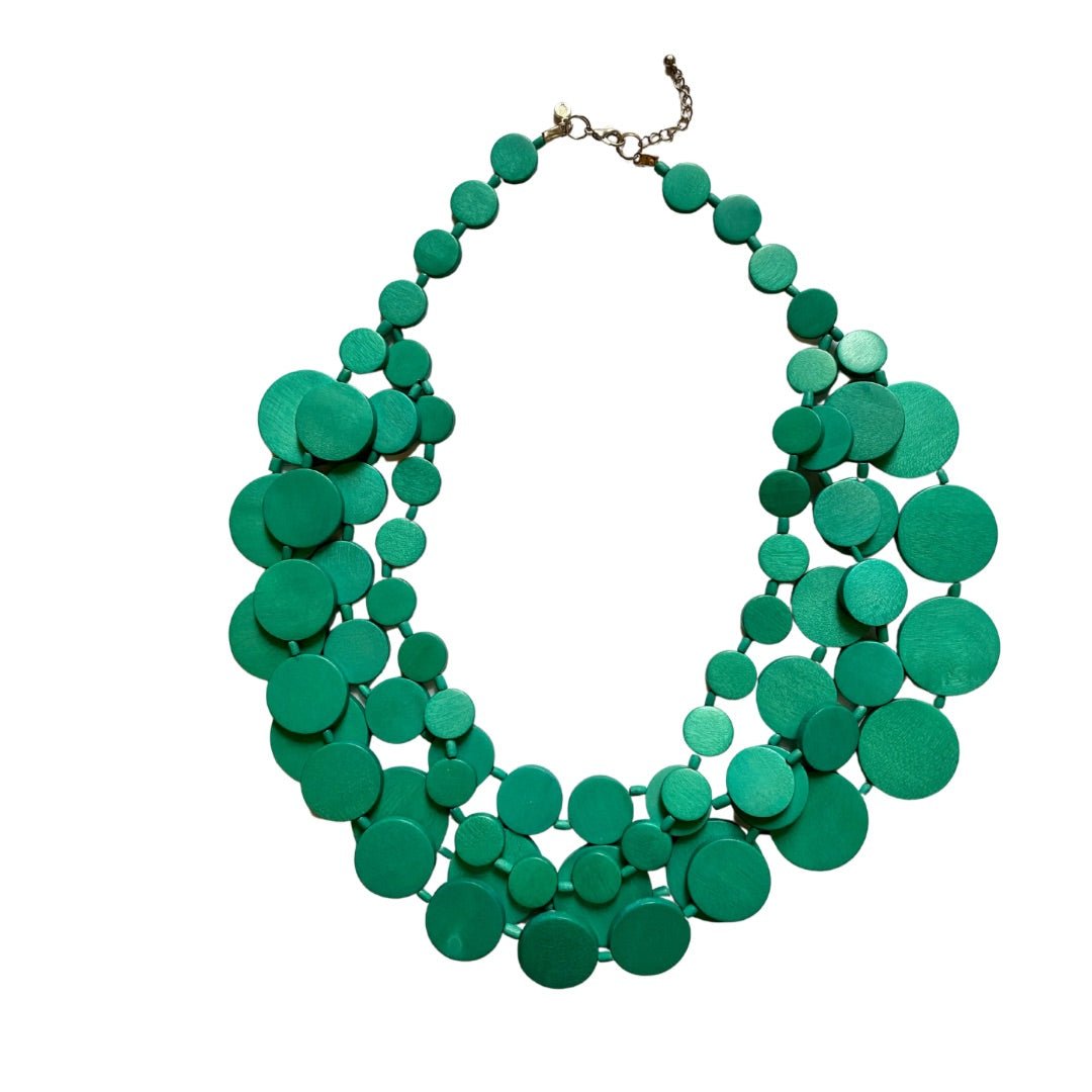 Collana Italia legno - smeraldo - Bijondo