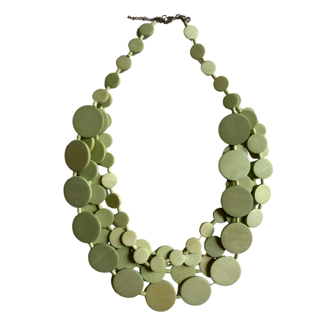 Collana Italia legno-verde menta-Bijondo