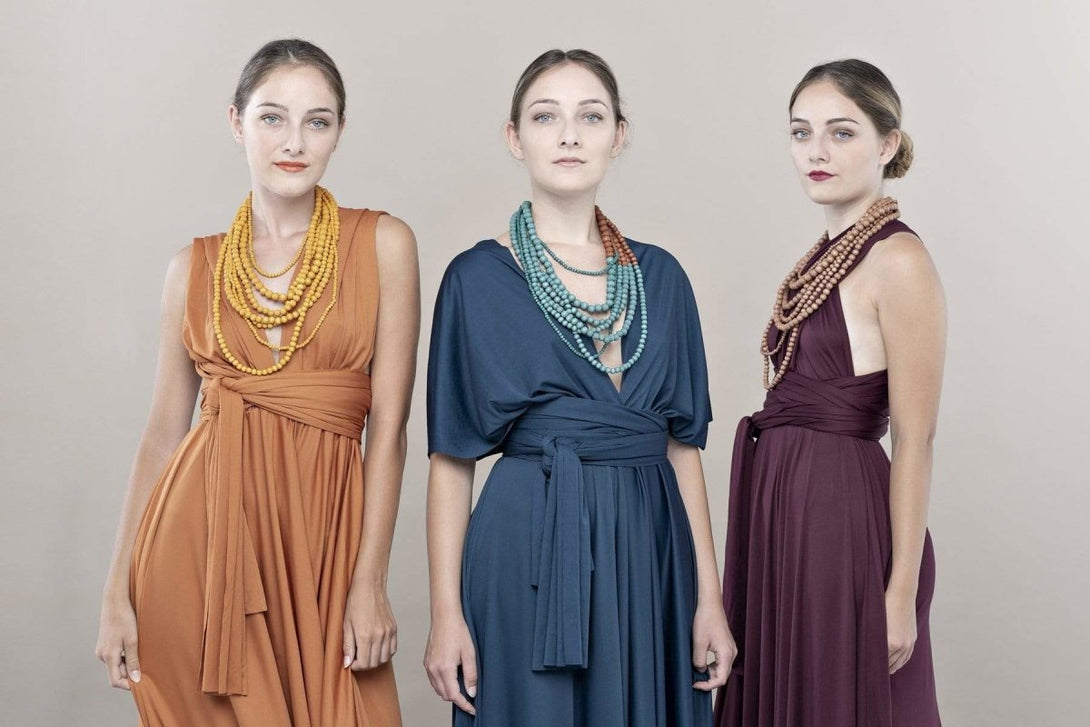 Collana Legno Brasile - verde oliva - Bijondo