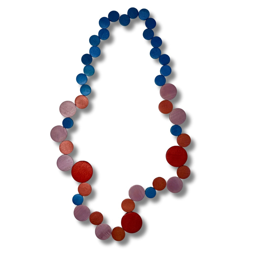 Collana Legno Lunga Kiribati-collana-Bijondo-Desert Sunset-Bijondo