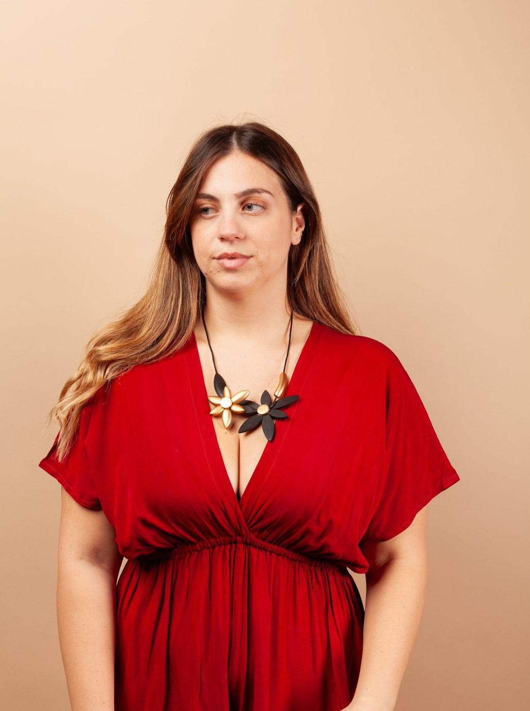 Collana Legno Regolabile Keukenhof metallic-collana-Bijondo-Bijondo