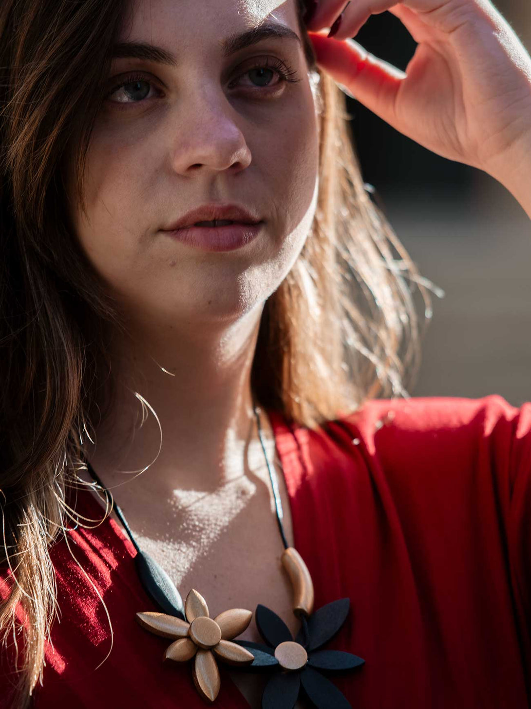 Collana Legno Regolabile Keukenhof metallic-collana-Bijondo-Bijondo