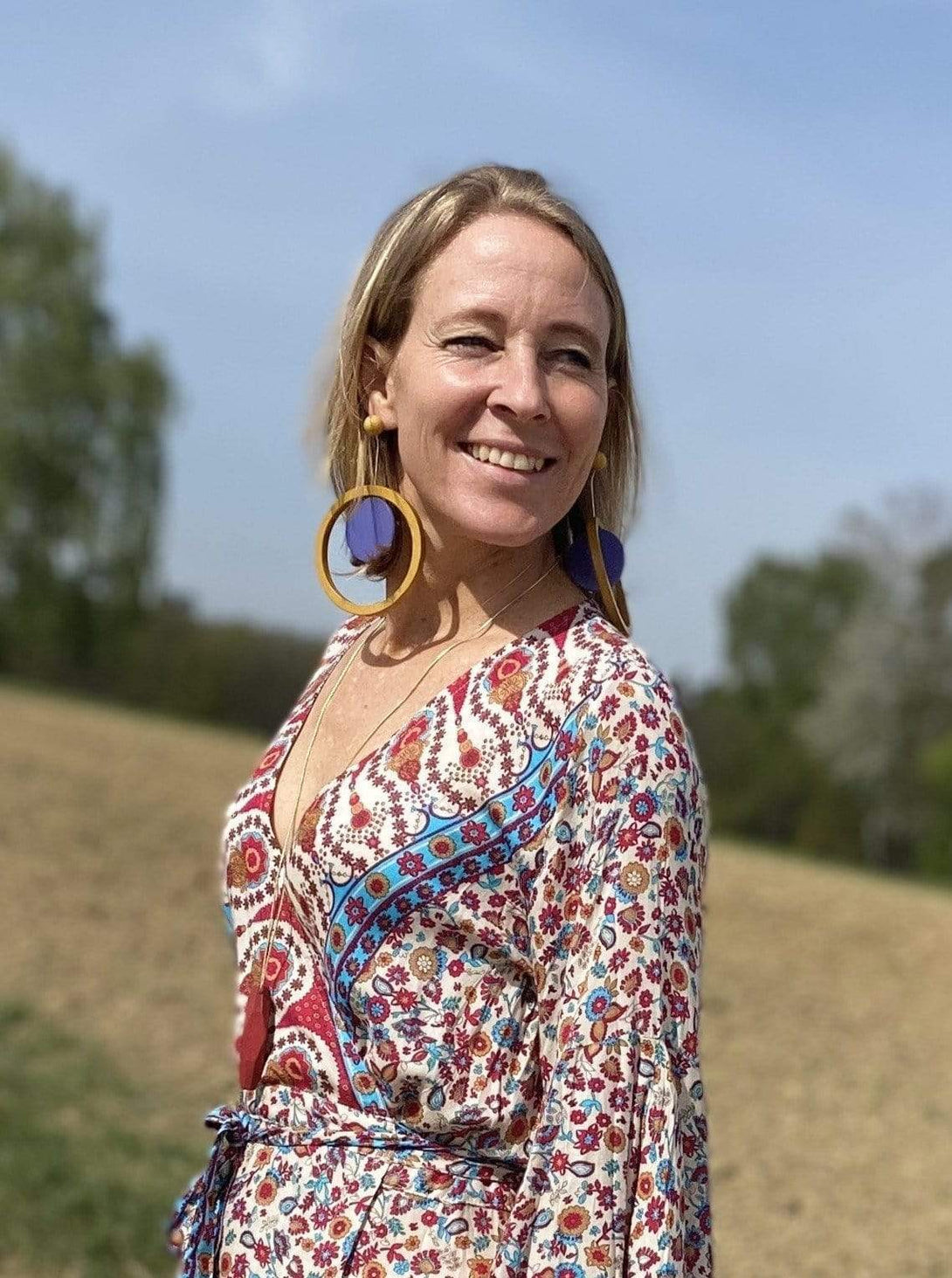 Collana Lesotho - bordeaux - Bijondo