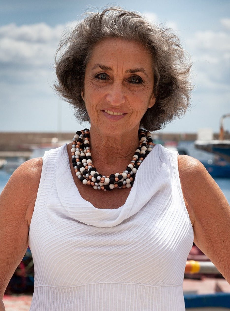 Collana Madagascar Metallic - argento - Bijondo