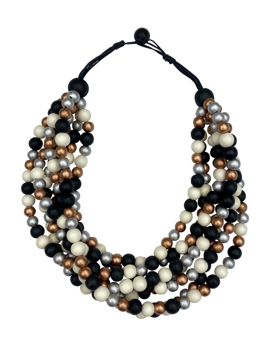 Collana Madagascar Metallic - argento - Bijondo