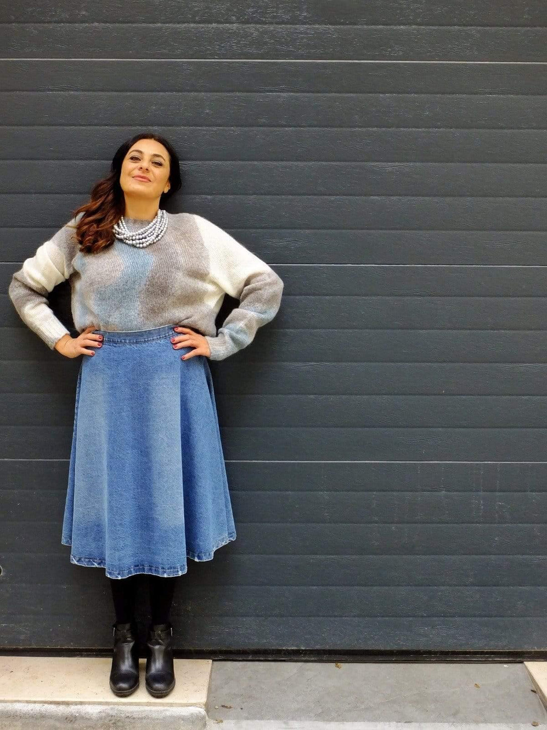 Collana Madagascar Metallic - nero screziato - Bijondo