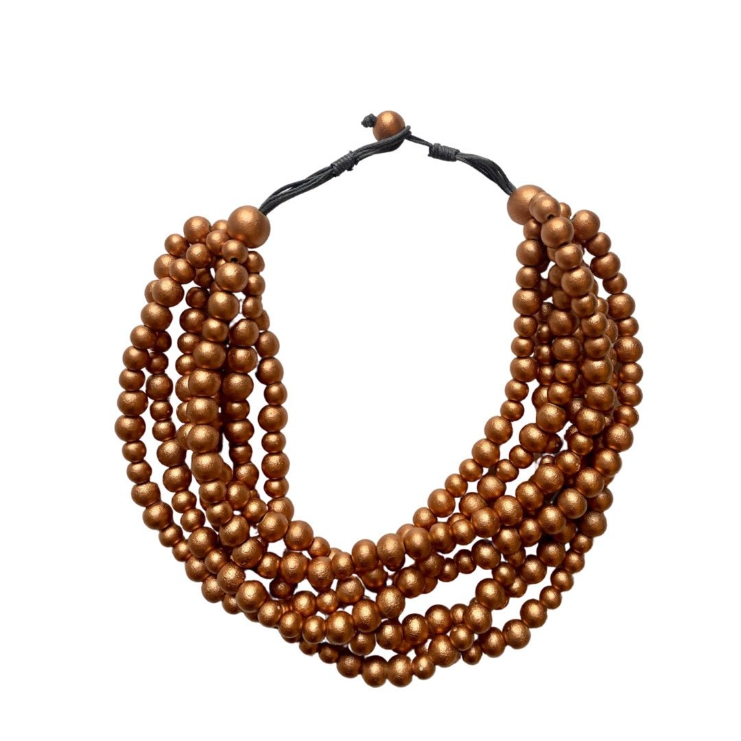 Collana Madagascar Metallic - rame - Bijondo