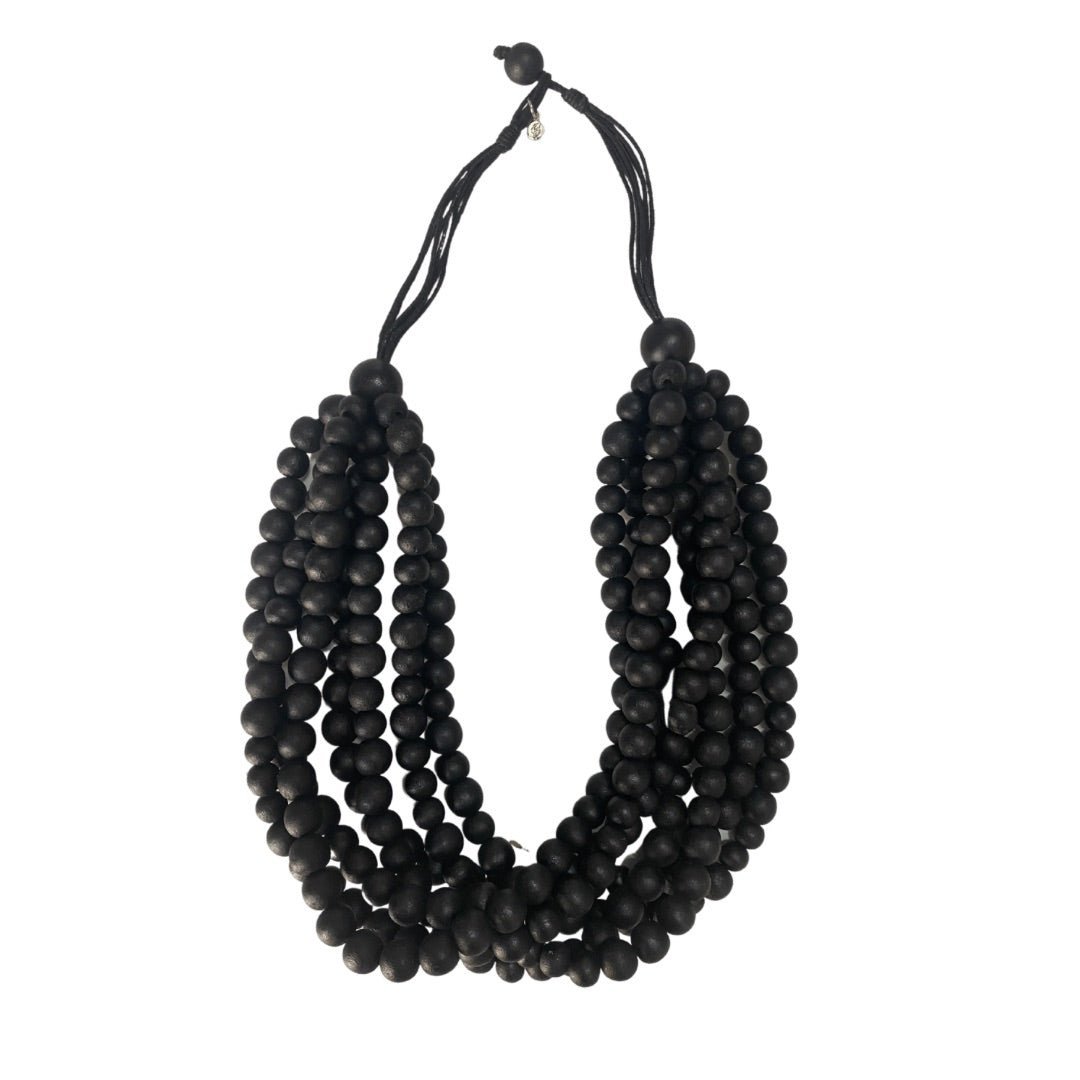 Collana Madagascar - nero - Bijondo