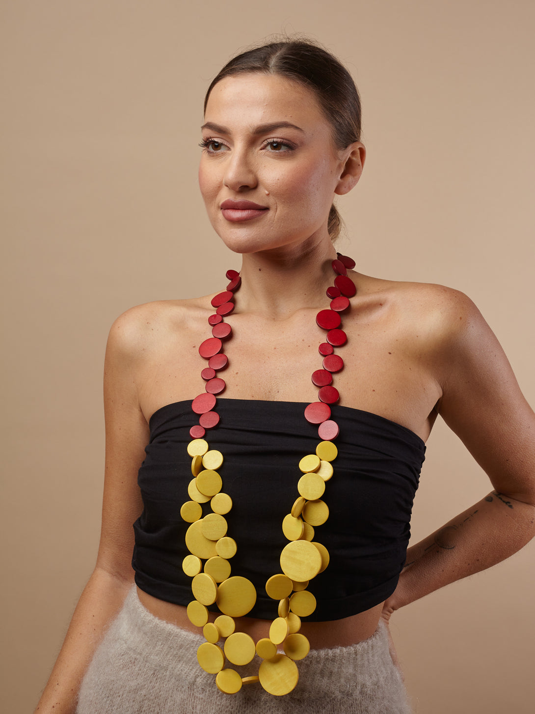 Collana Maiana legno lunga-collana-Bijondo-Bijondo