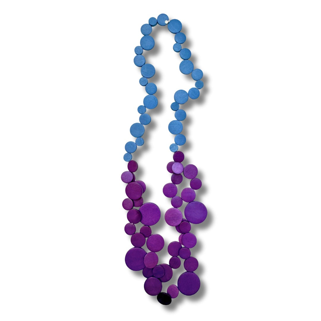 Collana Maiana legno lunga-collana-Bijondo-Viola-Bijondo