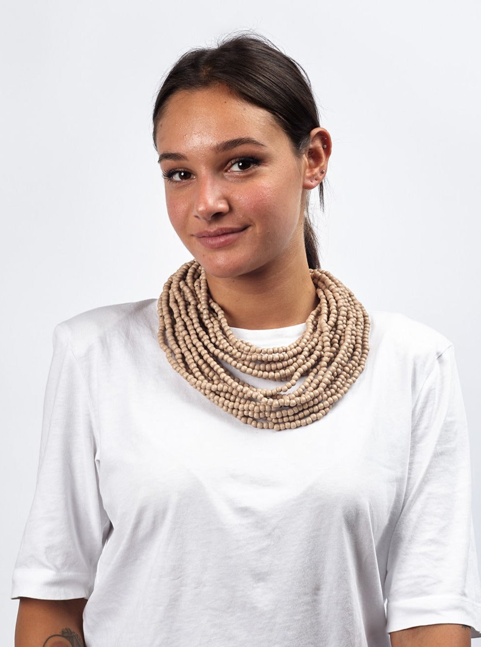 Collana Mali Metallic-oro-Bijondo