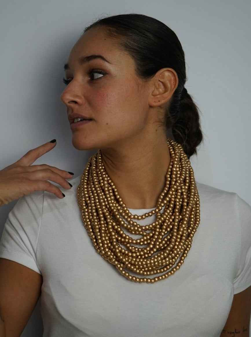 Collana Mali Metallic - oro - Bijondo