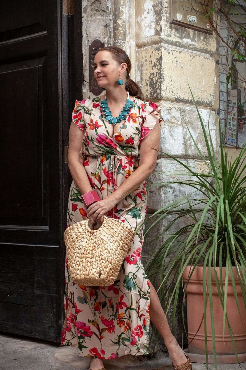 Collana Malta Big - petrolio - Bijondo