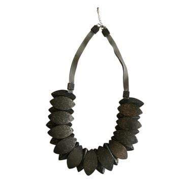 Collana Malta Big - petrolio - Bijondo