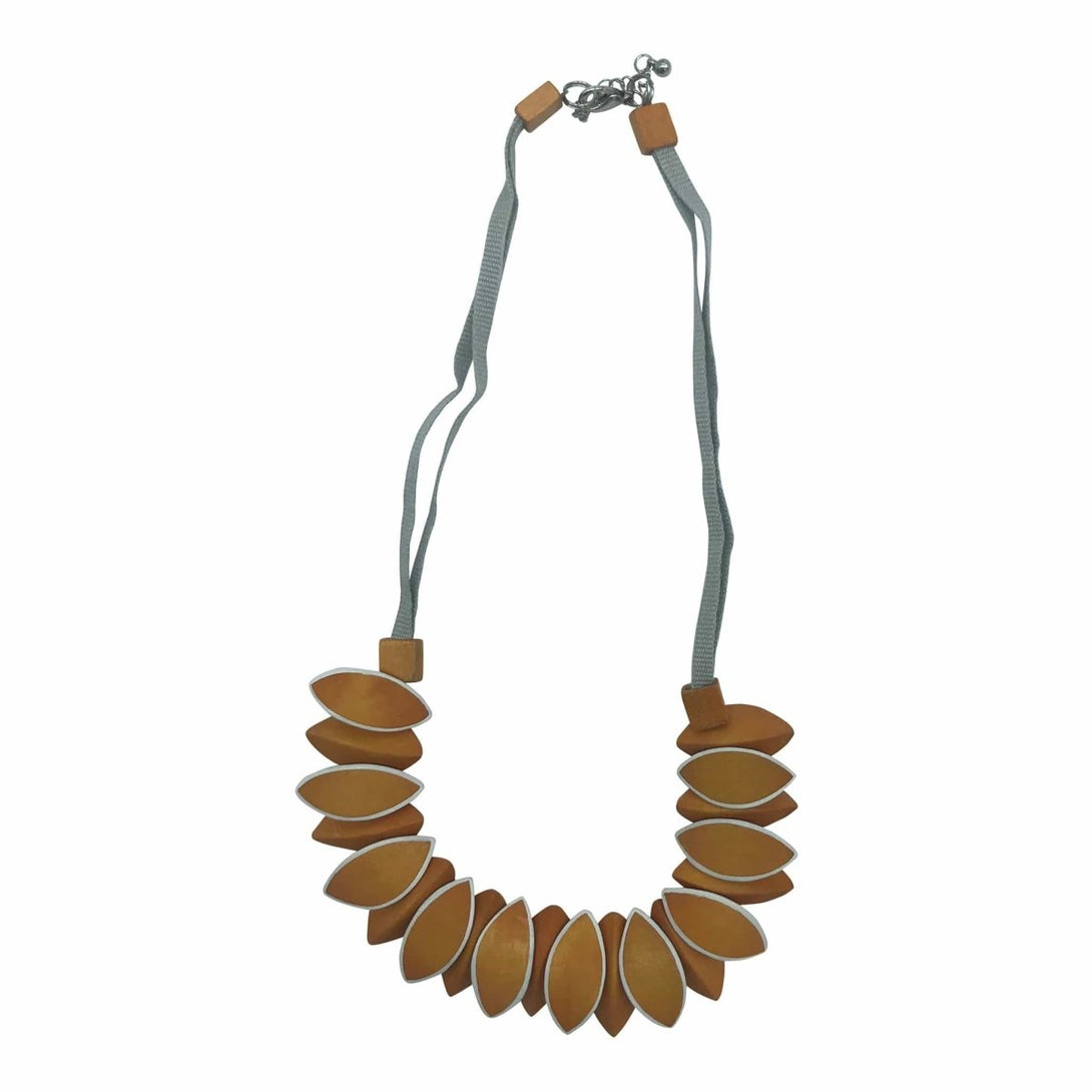 Collana Malta - zafferano - Bijondo