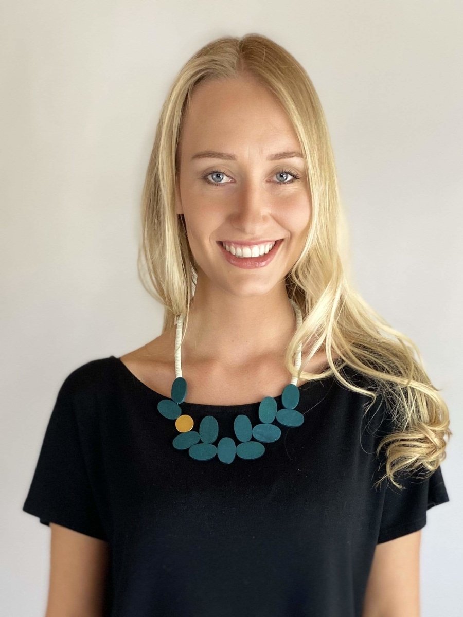 Collana Mauritius - celeste - Bijondo