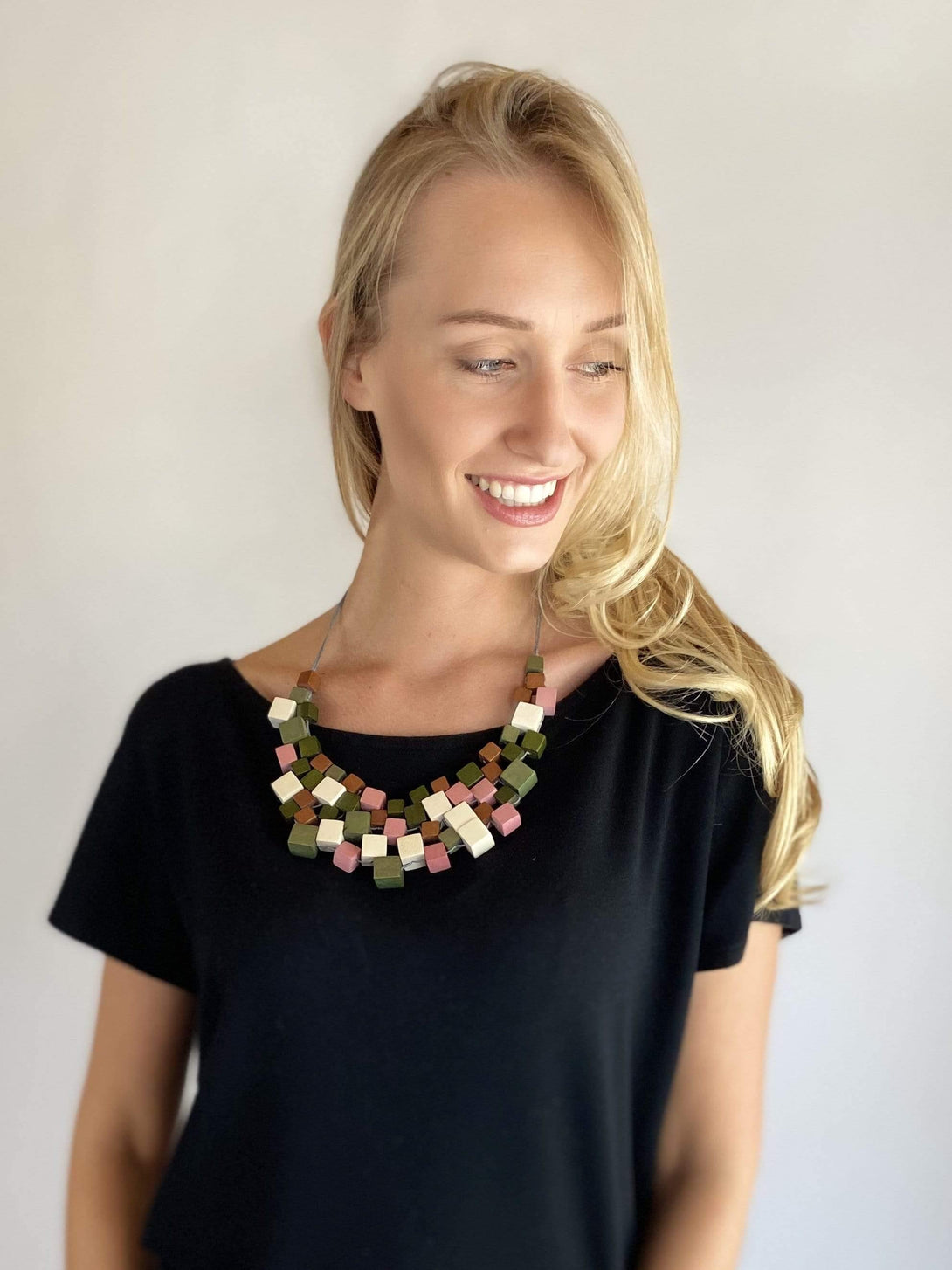 Collana Moldavia Big - rosa - Bijondo