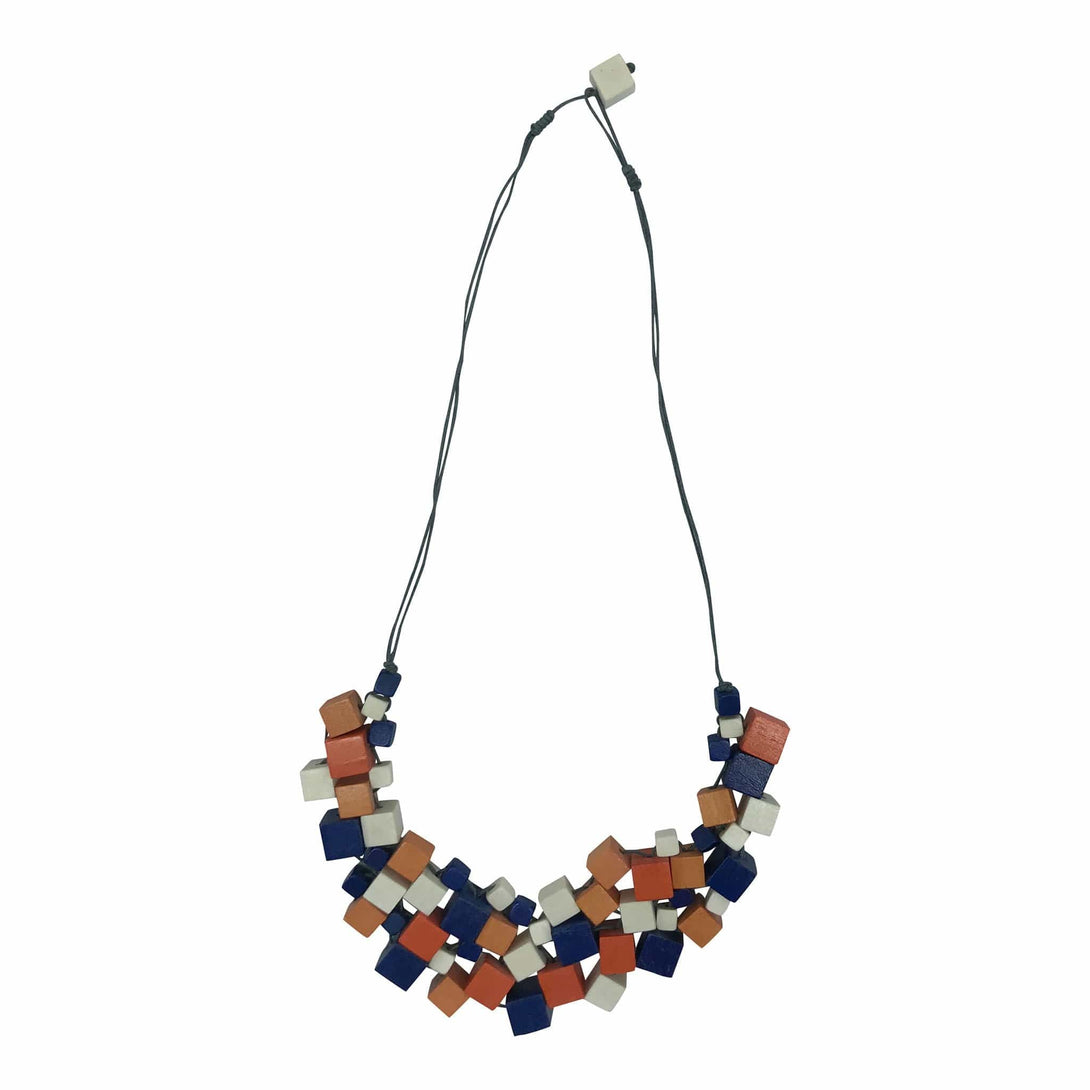 Collana Moldavia - arancione - Bijondo