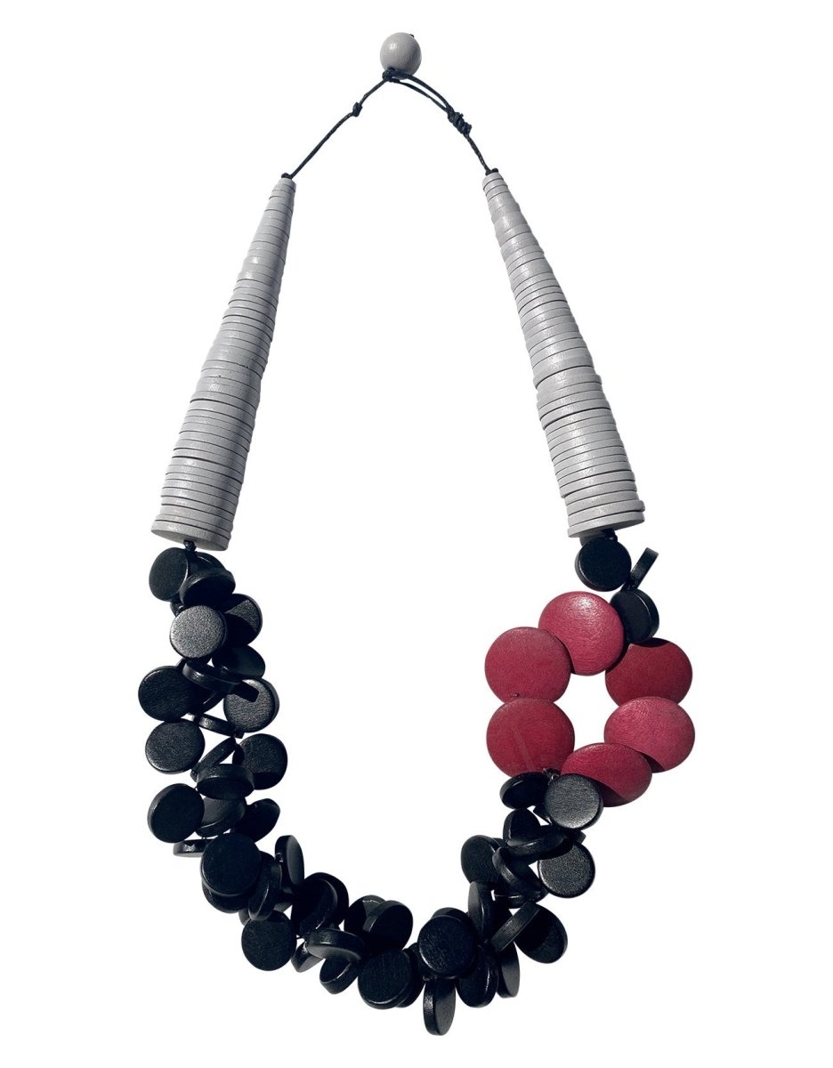 Collana Olanda legno - viola - Bijondo