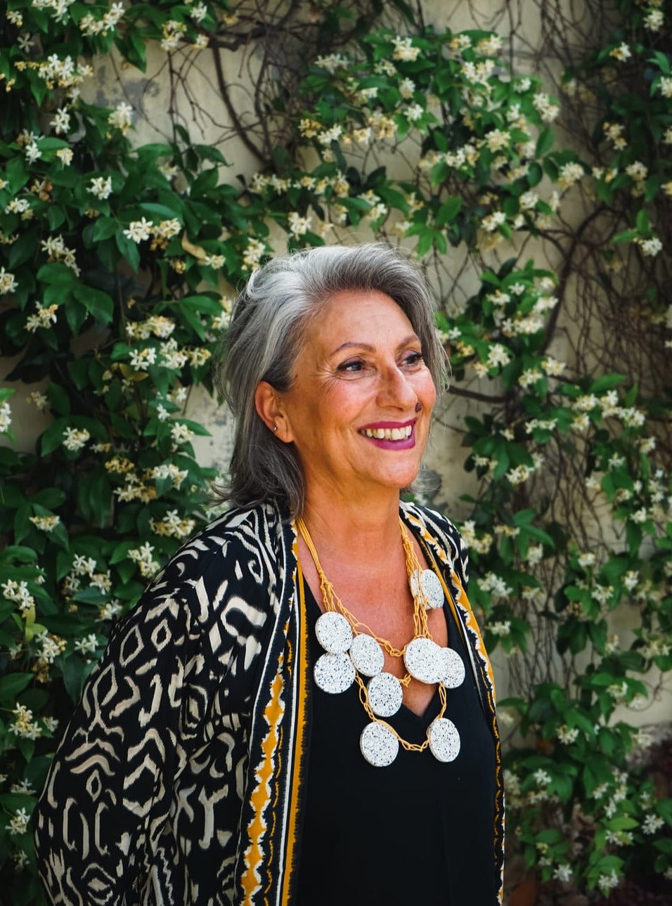 Collana Porta Venezia legno - viola - Bijondo