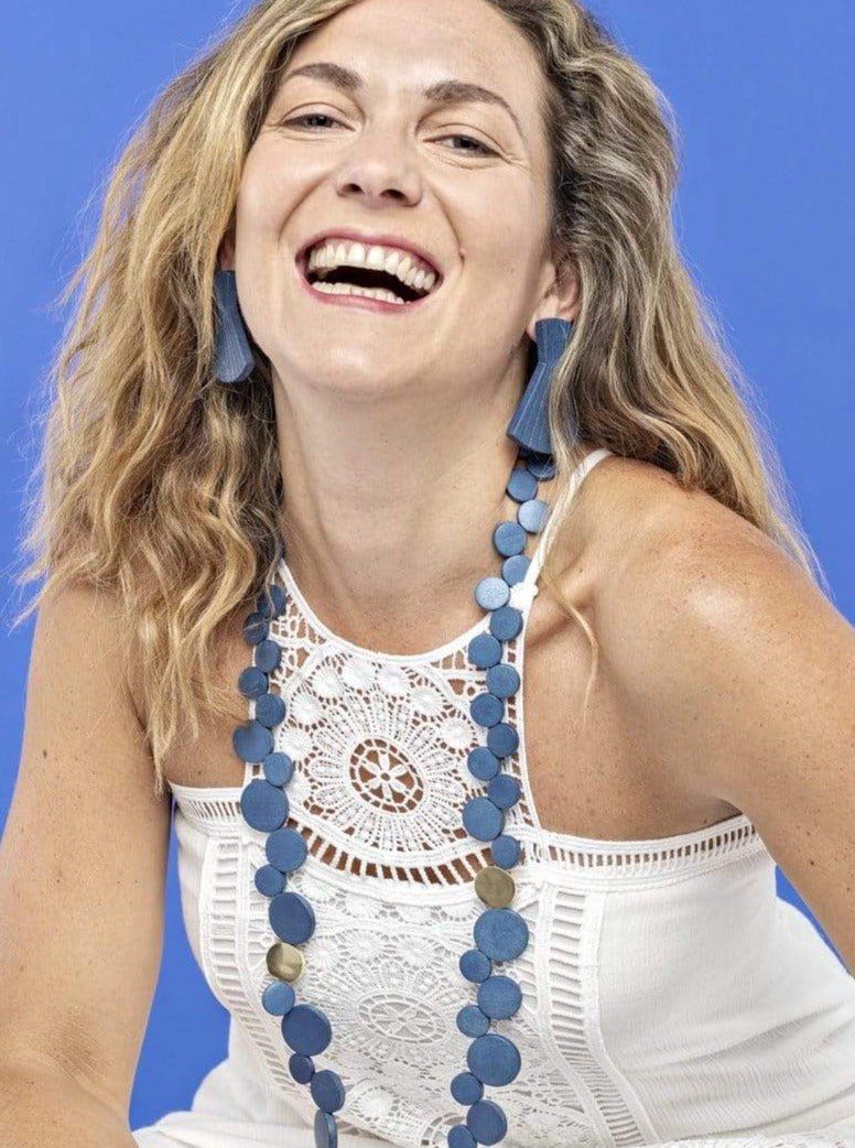 Collana Portogallo Shine - petrolio - Bijondo