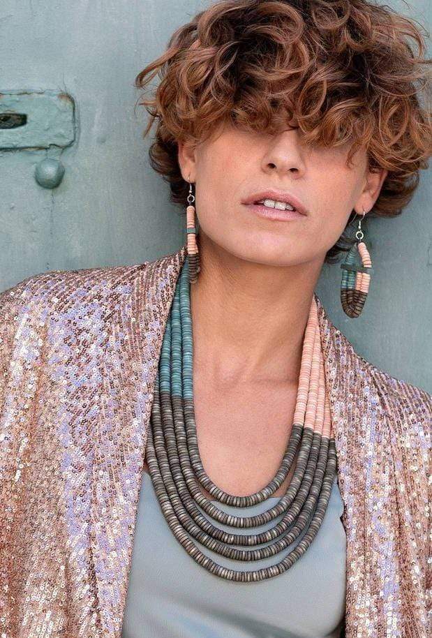 Collana Samoa - rosso - Bijondo