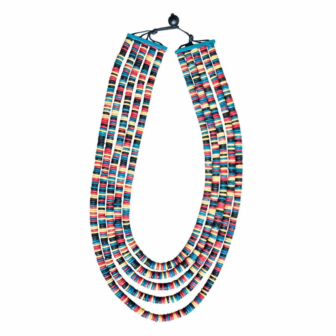 Collana Samoa - rosso - Bijondo