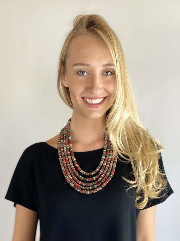 Collana Samoa - arancione - Bijondo