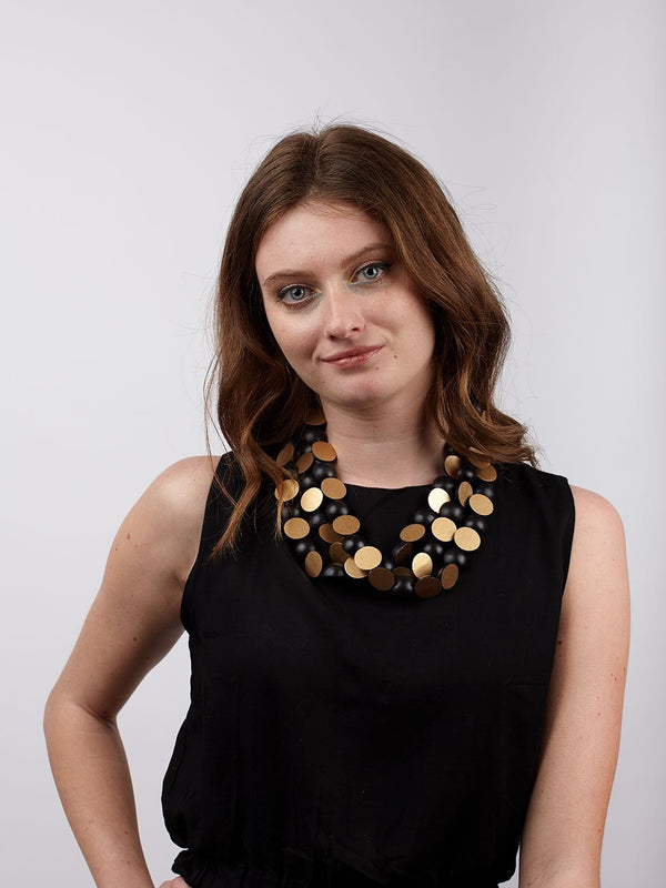 Collana Singapore Metallic - fucsia - Bijondo