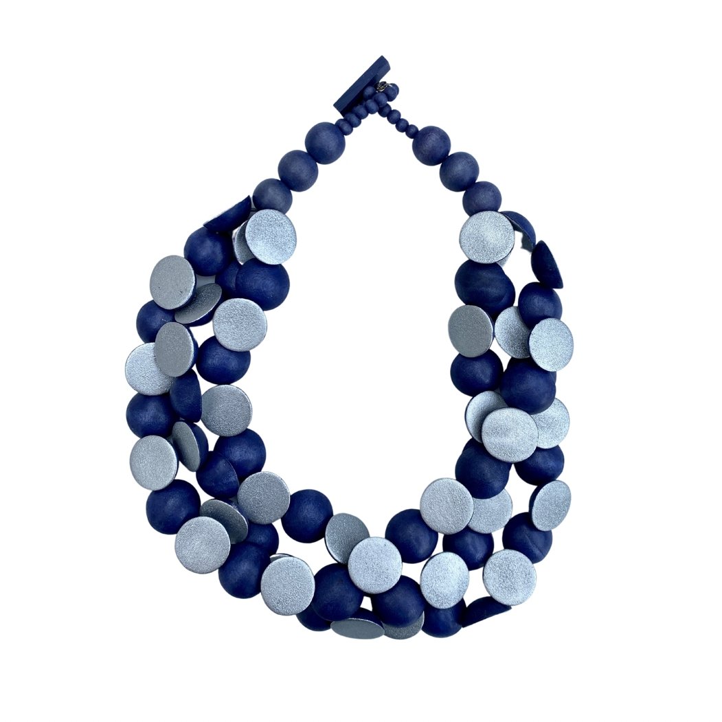 Collana Singapore Metallic - viola - Bijondo