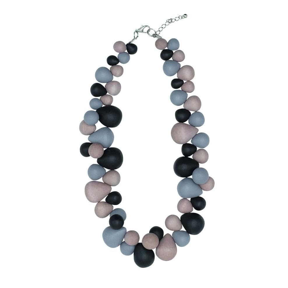 Collana Tibet legno regolabile - verde scuro - Bijondo