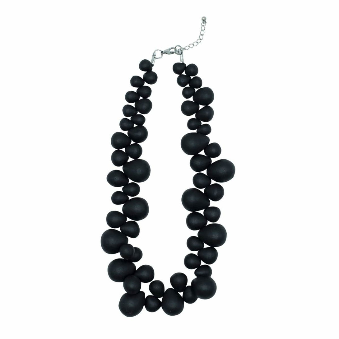 Collana Tibet legno regolabile - nero - Bijondo